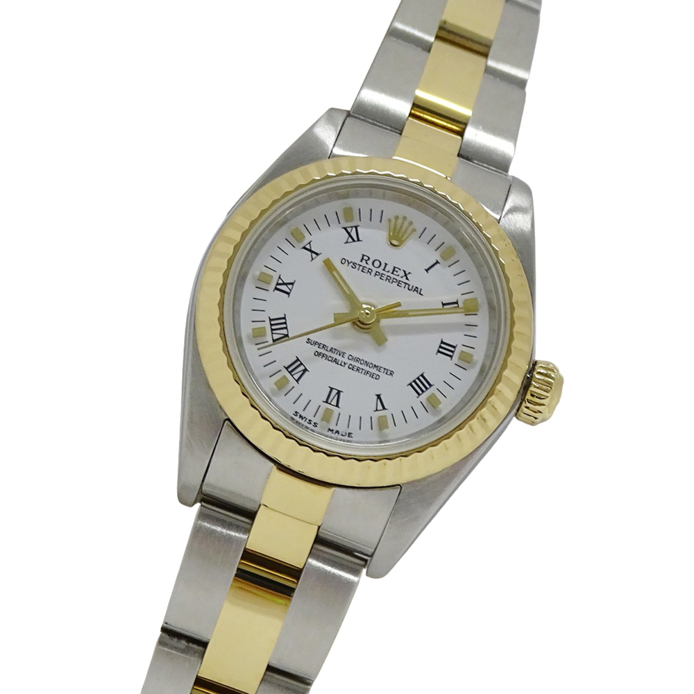 Rolex Oyster Perpetual 76193 K-serial women's watch, brand name, automatic wi...